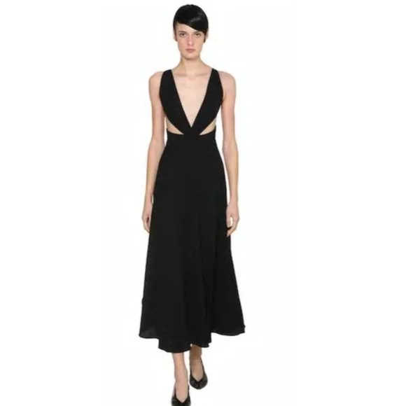 NWT $3K GIVENCHY RUNWAY LITTLE BLACK DRESS US SIZE 8 FR SIZE 40 - Picture 1 of 7